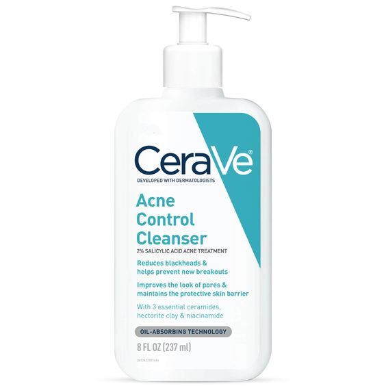 CeraVe Acne Control Cleanser 237ml- Visageglint Skin Care Essential-Gentle Skin Cleansing Solution